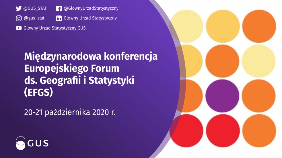 GUS_STAT's tweet photo. 🤔Interesujesz się informacją geoprzestrzenną?
📢Weź udział w zdalnej konferencji Europejskiego #Forum ds. #Geografii i #Statystyki!
Jeszcze dziś możesz zarejestrować się na stronie #EFGS!
⬇️⬇️⬇️
https://t.co/SBLldtV821
#GUS #konferencja #webinarium #mapy https://t.co/4PiAaH22fm