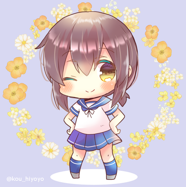 艦これ「吹雪です! #艦これ版深夜の真剣お絵描き60分一本勝負
#艦これ版真剣お絵描き6」|ヒヨヨ@skeb募集中のイラスト