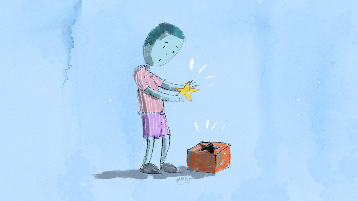 bookmanexpress's tweet photo. Ohhhh! True, Ian! The star is the key for the box! Open it!
Illustration by @djsinista1
#saplingbooks #childrenbooks #caribbeanchildrensbooks #blackchildrensbooks #bex #bookmanexpress https://t.co/TfmWG9gChy
