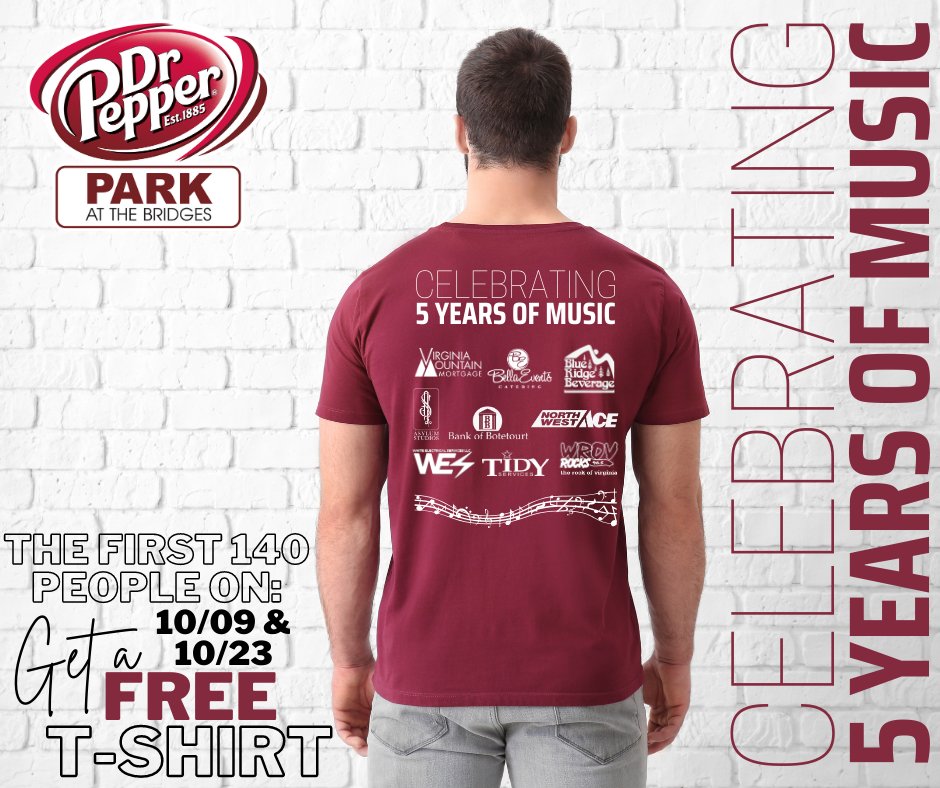 This year has been so crazy we almost forgot it's our 5 Year Anniversary!! 😅  ⁠

Thanks to our generous sponsors, we will be giving away a 5 Year Anniversary to the first 140 people next Friday at our Kid Rock Tribute: Cowboy! Get your tickets now at DrPepperPark.com!⁠
