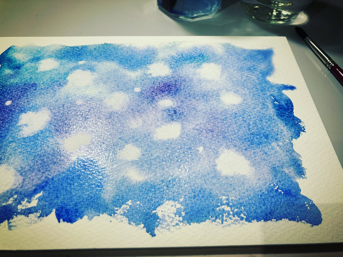 fumi_presents's tweet photo. 急に降りてきて
真夜中に始まってしまった😌
ビール片手に😆

#thatandthis #midnightpainting #watercolorpainting #watercolorillustration #watercolorartist #japaneseartist #水彩画アーティスト #水彩画アート #水彩画イラスト  #真夜中のおえかき #healing #癒し時間 https://t.co/2hliUb9tOx