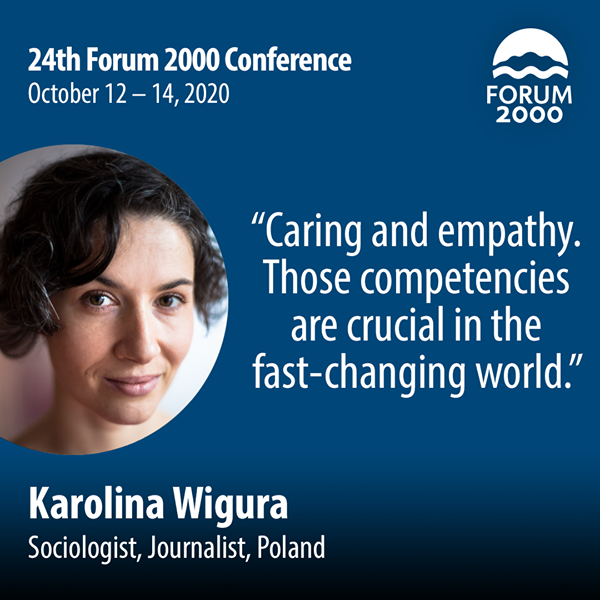 'Caring and empathy. Those competencies are crucial in the fast-changing world.'
'Women Rights in Time of Crisis' with @madeleine K. Albright, @Tsihanouskaya and @KarolinaWigura at the 24th @Forum_2000 Conference 
#NewWorldEmerging 
Watch the discussion 👉 youtu.be/H9gWGfYJPU4