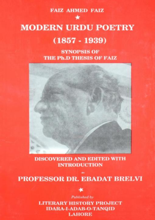 IbtedaOfficial's tweet photo. Modern Urdu Poetry (1857 - 1939)
Synopsis of the Ph.D Thesis of Fiaz Ahmed #Faiz

https://t.co/EpJPAx7D9V via @internetarchive https://t.co/4XuJIGJygi