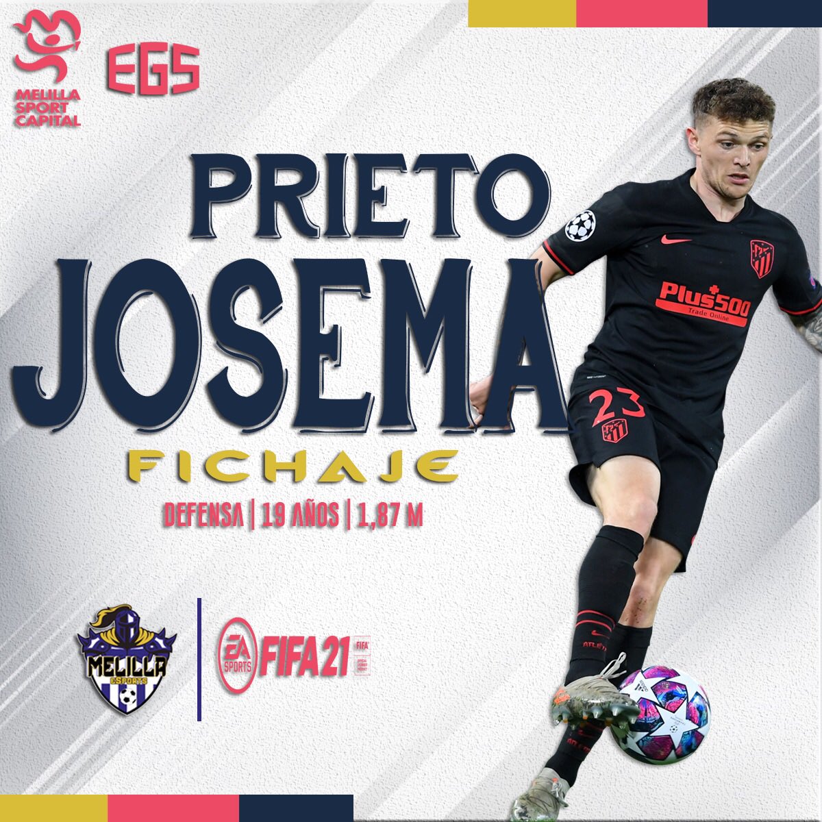 OFICIAL📝| @josemitaa_ pasará a formar parte de la plantilla de #FIFA21.

📌Viene con mucha ambición de conseguir los objetivos marcados y de seguir creciendo como jugador.🎮💙 

#SigamosCreciendo #GoMSC