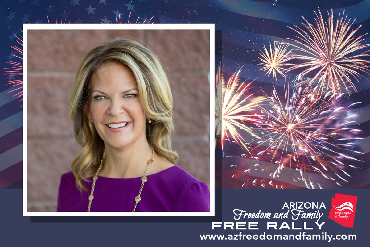kelliwardaz's tweet photo. I'll be speaking at the AZ Freedom and Family Rally on Saturday, 10/17. A GREAT lineup with @kimKBaltimore, @realalexclark, @andybiggs4az, & music by James McCoy Taylor! Fireworks, food trucks, & fun for the kids! FREE to attend - register today ➡️ https://t.co/mU8GMYfPTz #AZFF https://t.co/6bvEPLd89o