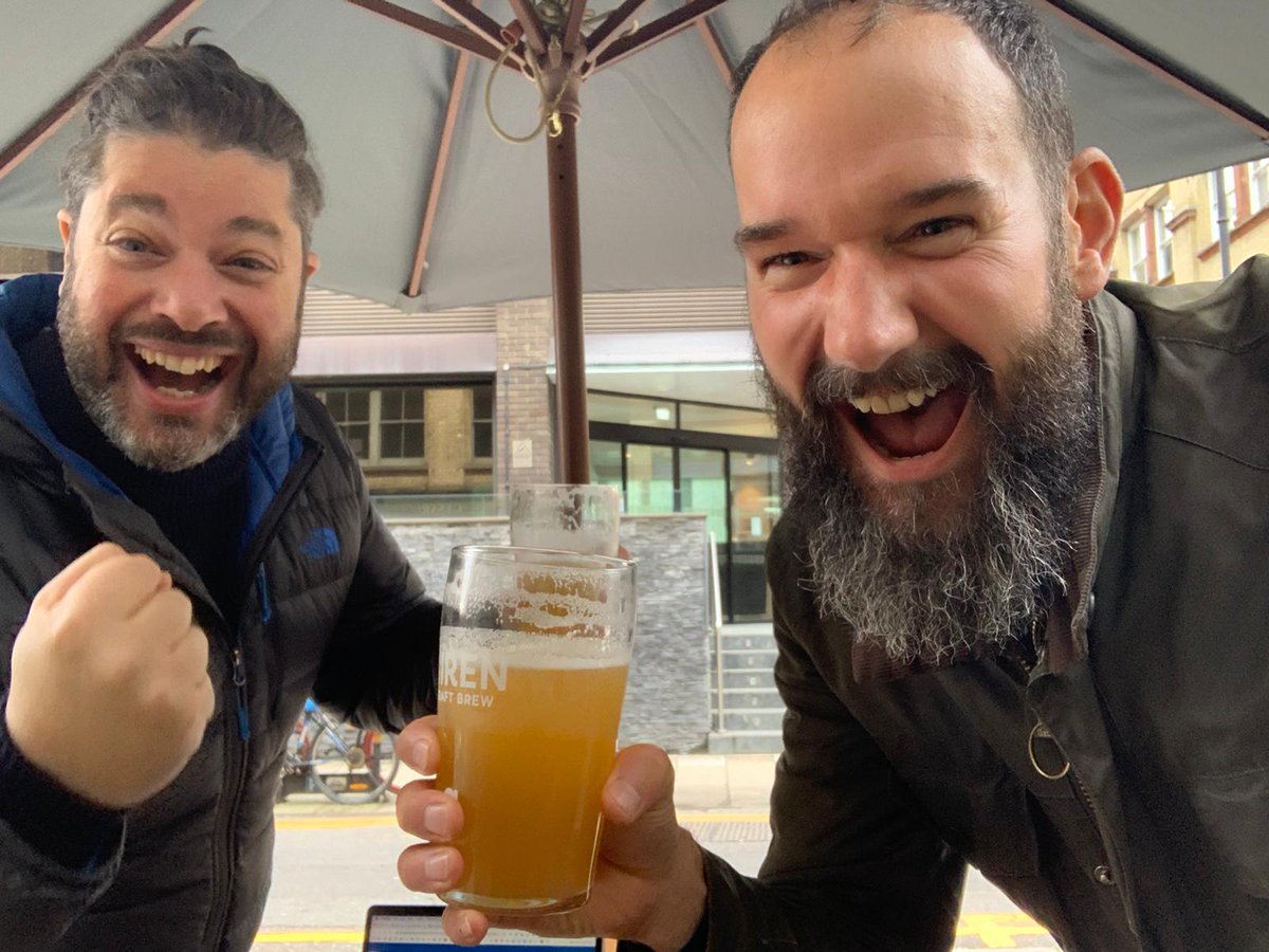 darrenemerson77's tweet photo. Woo hoo!! @CommongroundVR just won a @BroadcastDigi  award for Best VR Experience!!  Enjoying the online ceremony in the pub with beardo @ashcowan and enjoying not having to squeeze into a tux..thanks everyone who was involved in the project! #VR #Broadcastdigi @EastCityFilms https://t.co/eDswSdiHfC