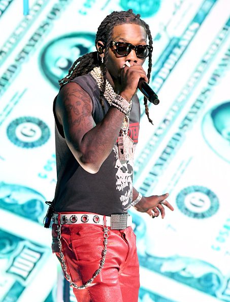 XXL's tweet image. Offset dropped eight racks on this custom car seat for his daughter Kulture 💰