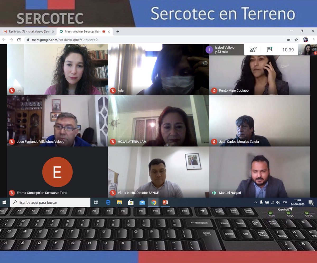 SercotecAtacama's tweet photo. Nuestra directora regional,  @BassiBravo explicó las bases del programa Reactívate Pyme a casi medio centenar de emprendedores de Atacama .
La actividad contó con la participación de nuestro Seremi de economía Manuel Nanjarí!! https://t.co/WYzRkzYbOX