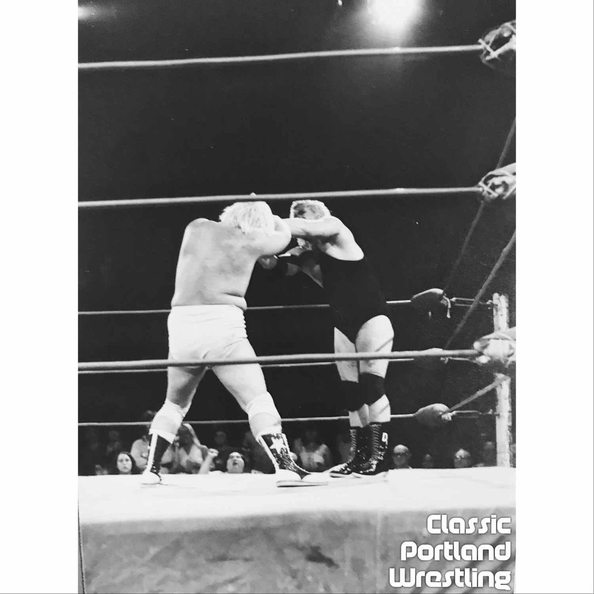 PdxSportsArena's tweet image. Several shots of David Schultz wrestling in Tacoma on two separate occasions as ring gear would indicate. One of the matches appears to be a dog-collar match with Buddy. Photos by friend Ken Hamblin shot at the Bicentennial Pavilion in Tacoma #davidschultz #buddyrose #nwa