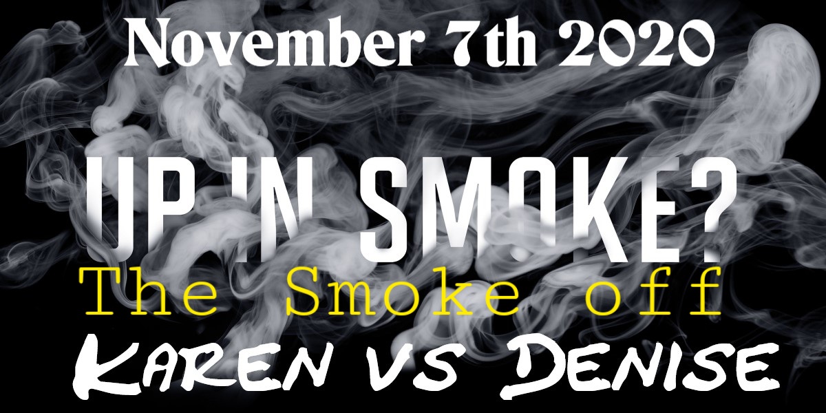 DenisBoisvert's tweet photo. Only on the Great Canadian Potcast, LIVE!!!! Find Details at @french_frank #karenvsdenise2020 https://t.co/C7SBGhFMS8