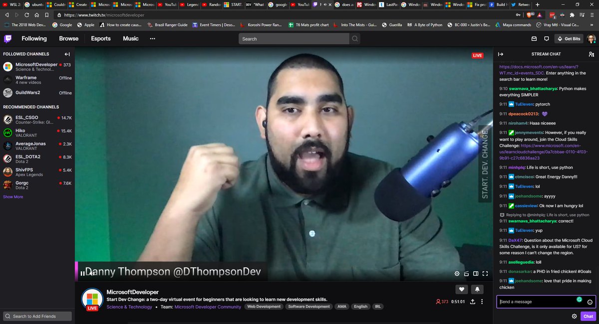 adityamahapatra's tweet image. @DThompsonDev in da house! #StartDevChange #Microsoft