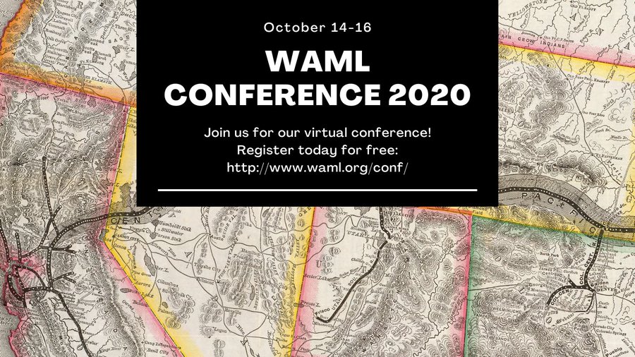 wamlrobot's tweet photo. Today is the day: WAML 2020 Virtual Conference kicks of in 20 minutes. See you there! https://t.co/IpQ4zKaj8o
#Maps #Cartography #GIS #VirtualConference #WAML2020 https://t.co/Y0jsL7Qc7z