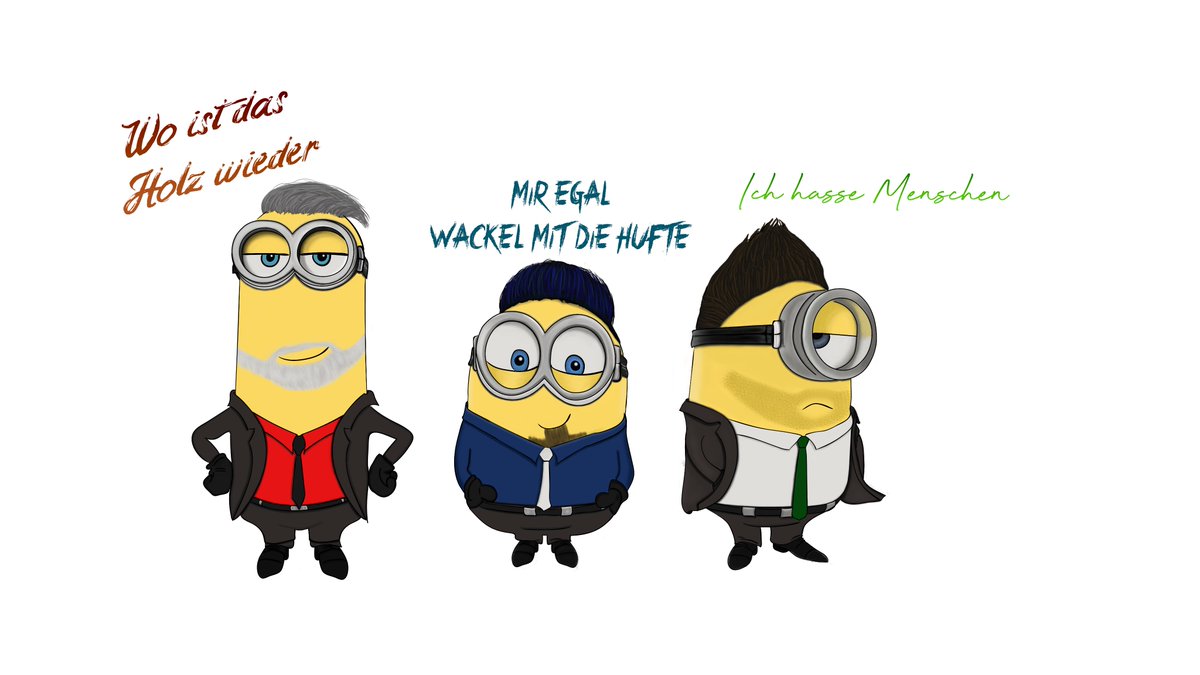 Lady_Shining's tweet photo. Das passiert wenn man mich fragt ob ich jemanden in einen Minion zaubern kann 😂 
Ja huch da wurdens halt 3 Minions
Frost, Smoke und Reed
@VinceVo0 @PatBCRtv @Ripperx_ https://t.co/bXCwbAGh69