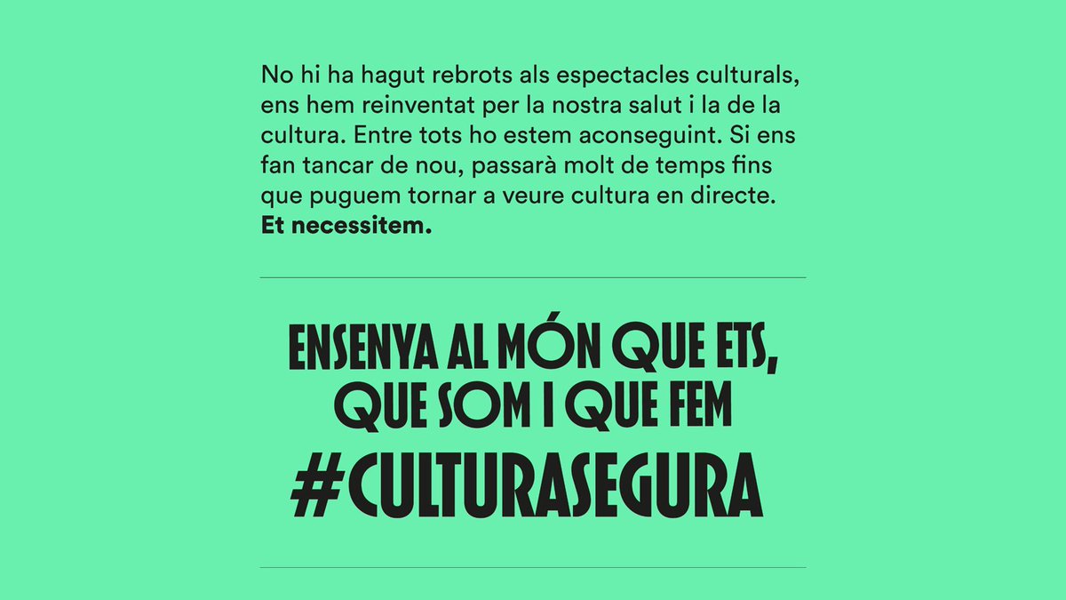 somsardana's tweet photo. Les noves restriccions no afecten els actes culturals i sardanistes. L’aforament es redueix al 50%, amb el públic sempre assegut, amb seient preassignat i fins a un màxim de les 23h. #CulturaSegura https://t.co/eF3sRGUQ4K