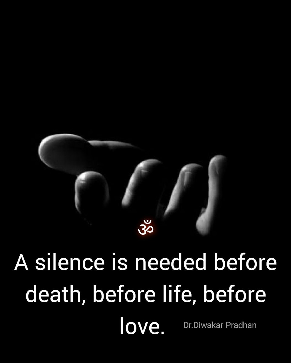 @AvdheshanandG ॐ
अपने घर को देख बावरे,
सुख का जहां खजाना है।
क्यों पर में सुख ढूंढ रहा है,
क्यों पर का दीवाना है........
अस्तित्वबोध के प्रयत्न निरन्तर करते
रहें । @AvdheshanandG
#mindfulness #Mindset #Wisdom #वर्तमान_में_रहें #ध्यान #साधना #स्वबोध #स्वभाव_में_रहें #एकांतऔषधिहै #स्वस्मरण https://t.co/zMipSh8ZXm