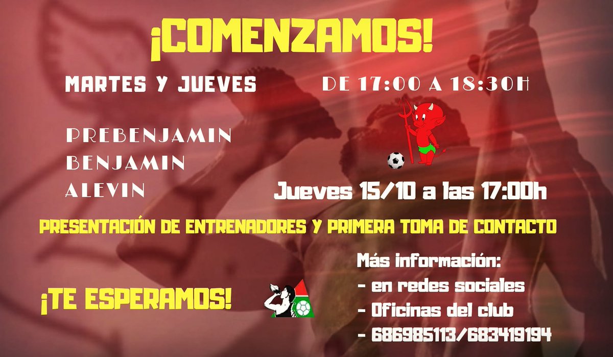 MatanzaSala's tweet photo. #CANTERAMATANZAFS
¡¡ARRANCAMOS!!
A partir de mañana, jueves 15 de Octubre, comienzan nuestros "menudos". Cada martes y jueves de 17:00 a 18:30h.
¡ANIMATE!
#VamosMatanza #JuntosSomosFuertes #MatanzaFs #EducacionYDeporteUnidos #Pretemporada2020 #FTFS #TenerifeFutsal #Futsal https://t.co/hx6egez5Uc