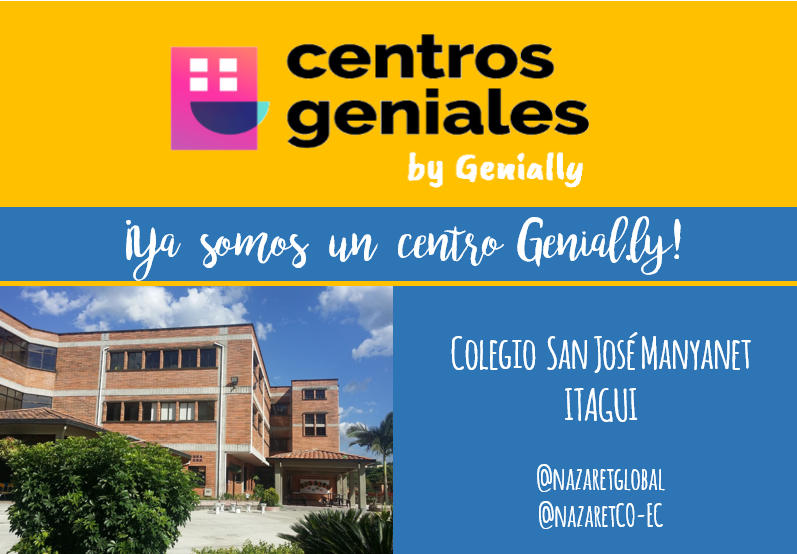 En nuestra búsqueda constante de continuar fortaleciendo con calidad todos nuestros procesos de virtualidad <a href="/ManyanetItagui/">Manyanet Itagüí</a> ya es un centro <a href="/genially_es/">Genially (Español)</a> 👏👏👏
Una gran herramienta que nos ha acompañado y facilitado el aprendizaje durante todo el año!
<a href="/nazaretglobal/">Nazaret Global Ed</a> <a href="/NazaretCO_EC/">NAZARET COLEGIOS INNOVADORES COLOMBIA-ECUADOR</a>