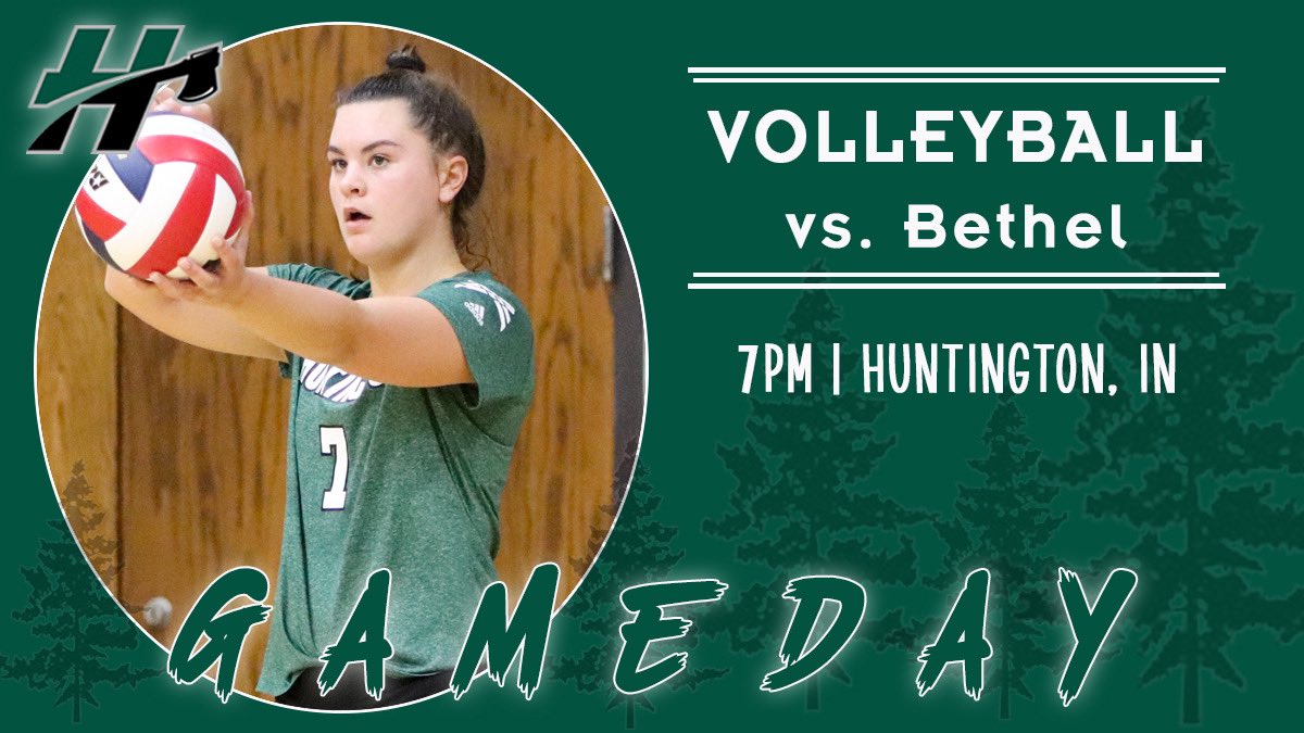 HU_Sports's tweet photo. VB | #GAMEDAY!

A slightly adjusted game day for #HUVB tonight. 

🏐@HuntingtonVB vs. Bethel University 

🕖 7:00 pm

📍Platt Arena | Huntington, IN 

🖥 https://t.co/yxaB5f9Njg

#LetsGoHU🌲🏐 
#BranchingOut https://t.co/QSPNvj8VJT