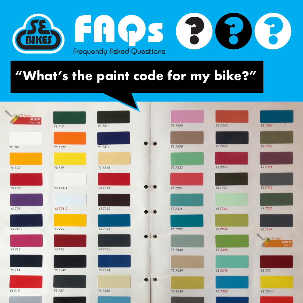 SE Bikes on Twitter ""What’s the paint code for my bike?" It’s best