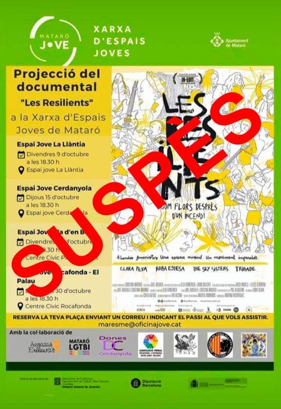 Cerdanyoladones's tweet photo. 📢-Seguint les indicacions pel departament de salut de la covid-19, aquest acte on participava dones de Cerdanyola queda suspès.

Disculpar les molèsties‼️ https://t.co/M83PgCdn7B