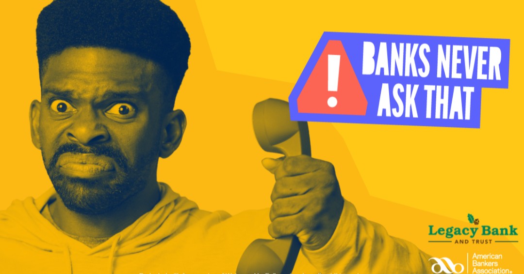 #BanksNeverAskThat puts scammers on blast by highlighting things only scammers would ask in emails, calls, and texts. Think you can outsmart the scammer? Take the quiz — and find your scam score — here: bit.ly/3fHUUU9