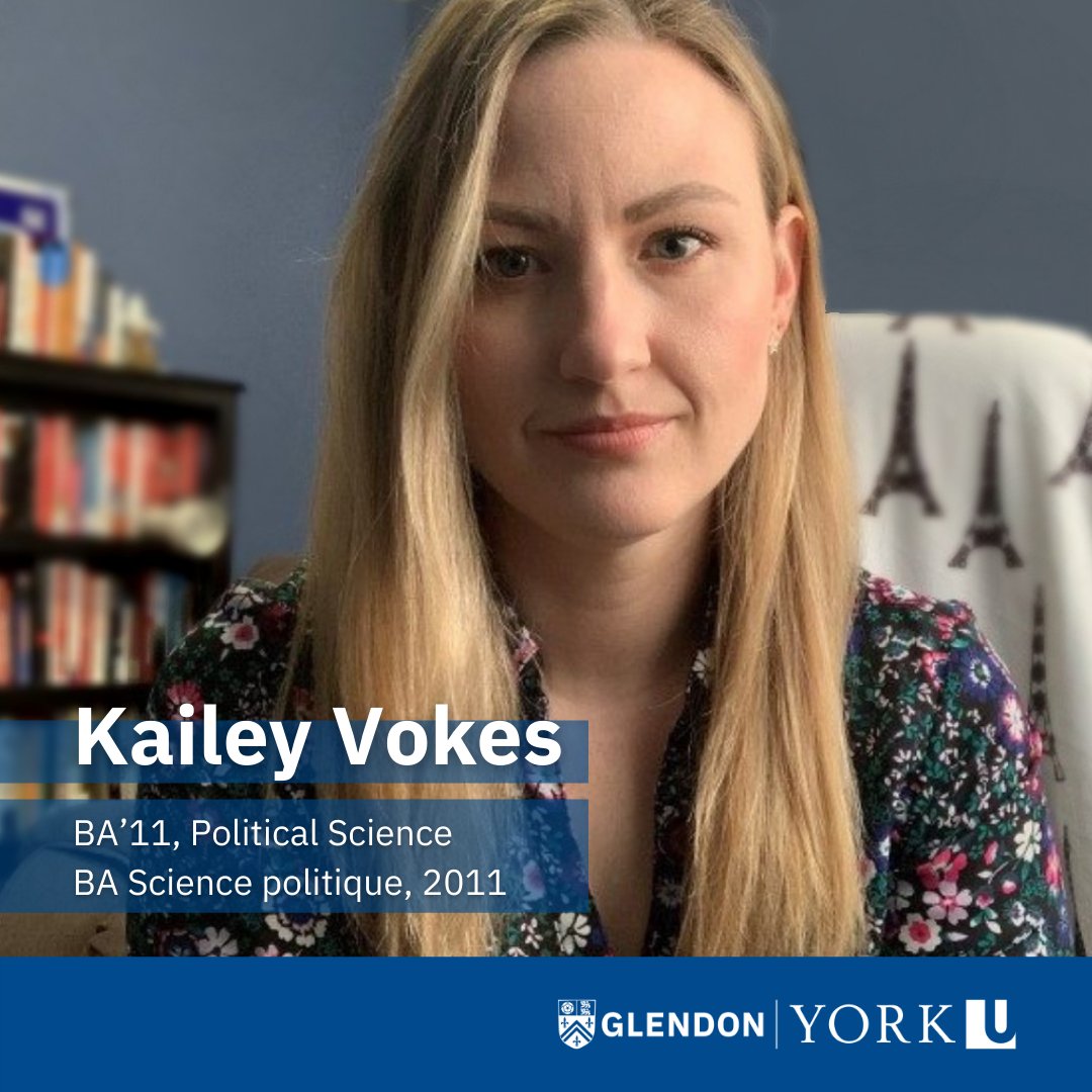 Pour <a href="/kaileyvokes/">Kailey Vokes</a> (BA’11 Political Science) la diversité, le sentiment d’appartenance à une communauté sont essentiels dans l’apprentissage. She believes these elements enriched her Glendon learning experience. bit.ly/33HkUMP