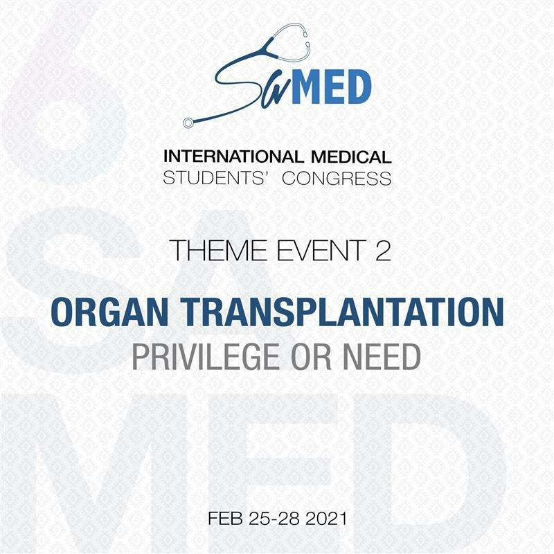samedimscs's tweet photo. ❗ SaMed 2021 presents Theme Event 2 - ORGAN TRANSPLANTATION - privilege or need? ❗

✨"The idea is not to live forever .. but maybe to help another live a little longer."✨

#samed2021 #joinus https://t.co/AgTITnW6AP