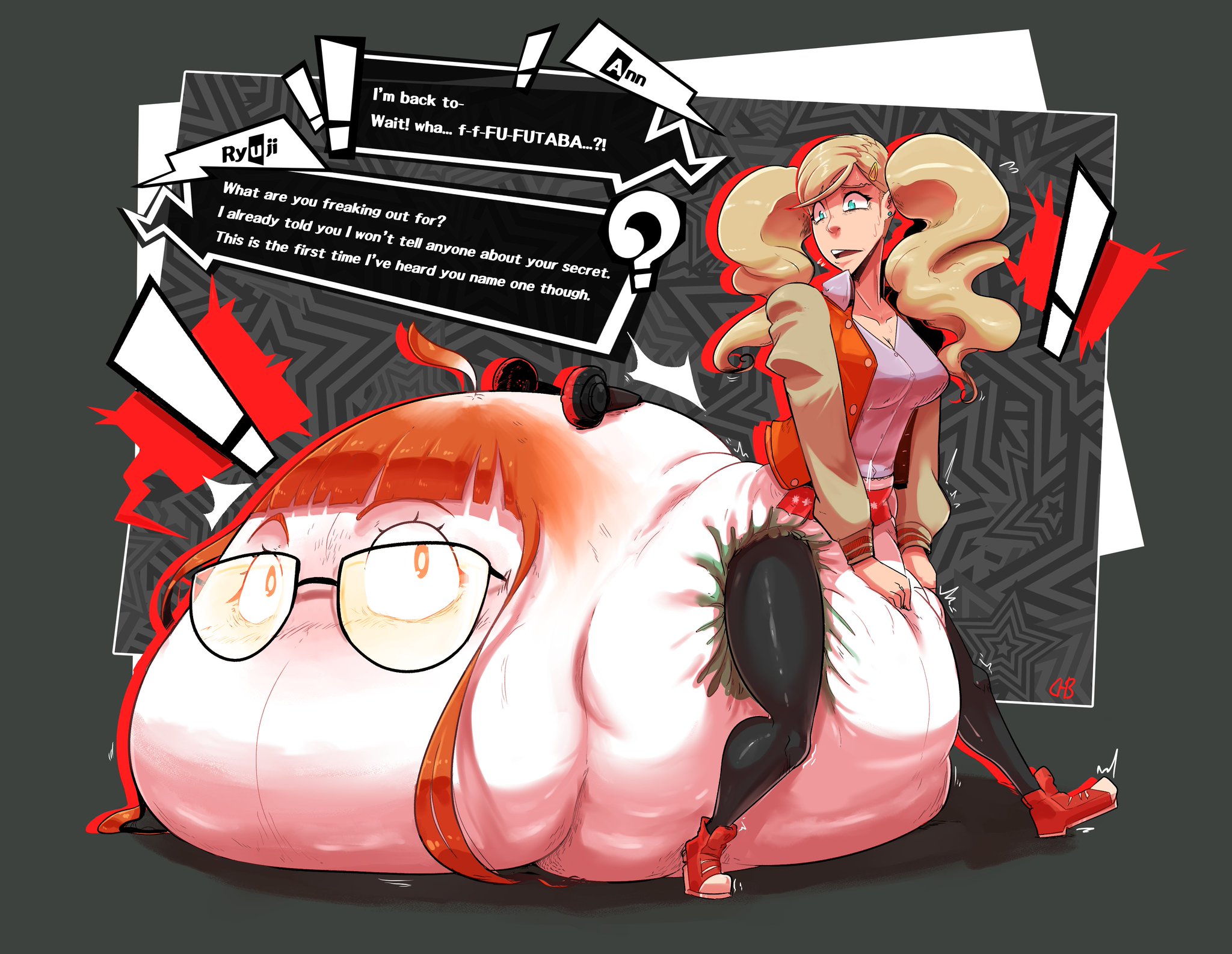 DarkHatBoy (coms closed) on X: [Com] Ann and Futaba's padded cognition  Part 2 Futaba and Ann go back into mementos and discover that Ann is  totally fine again! The debuff has worn