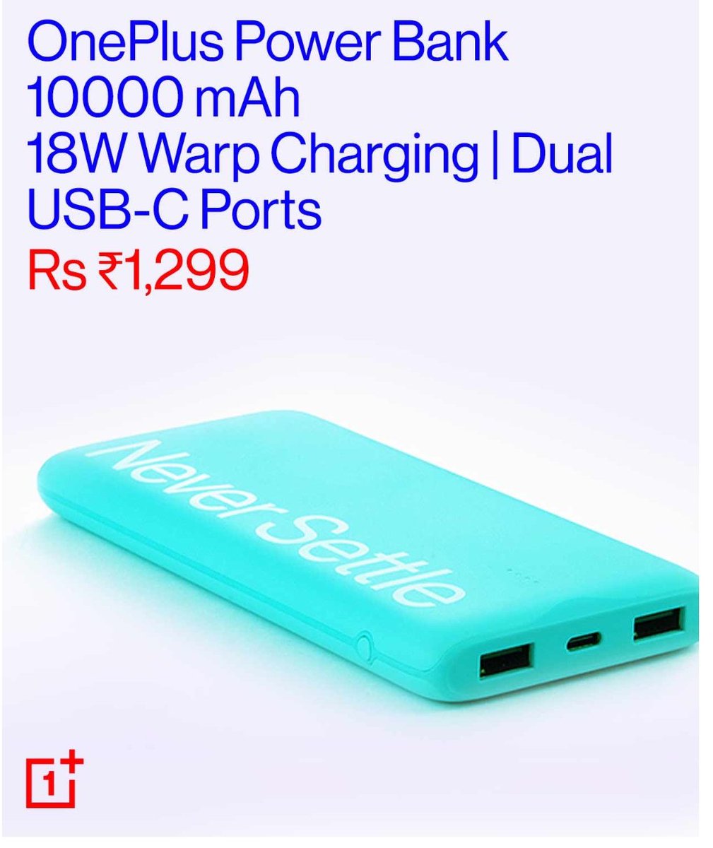 rohitmadaan1808's tweet image. OnePlus unveiled their 10000 mah 18W Fast Charging Powerbank in India alongside OnePlus 8T.

#Oneplus #OnePlus8T #OneplusPowerBank