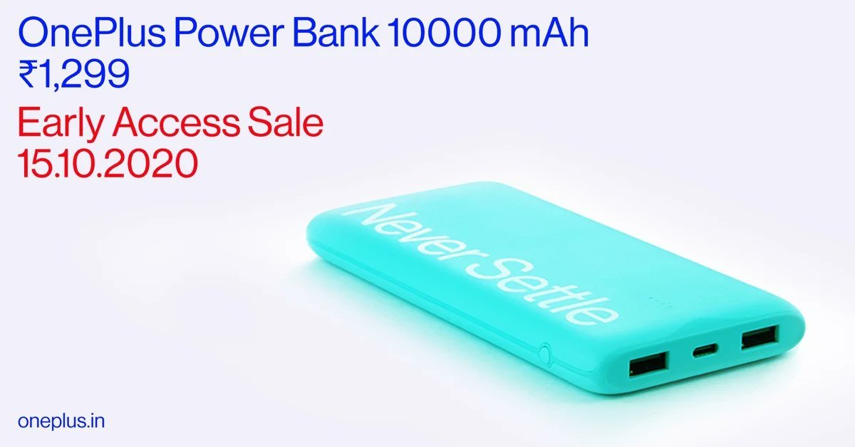 techylogy's tweet image. #oneplus #onepluspowerbank #oneplusbulletswirelesszbassedition
OnePlus Powerbank &amp;amp; OnePlus Bullets wireless Z Bass Edition Launched In India...

OnePlus Powerbank 10000 mAh :- ₹1,299

Oneplus Bullets Wireless Z Bass Edition:- ₹1,999