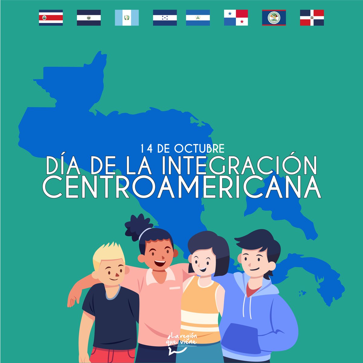 ElPaisQueViene's tweet image. #14deOctubre se conmemora la fecha en la cual los países de Centroamérica ratificaron el compromiso de hacer de la integración un instrumento estratégico para constituir una región de paz, desarrollo, libertad y democracia.  #DíaDeLaIntegración #JuntosSaldremosAdelante
