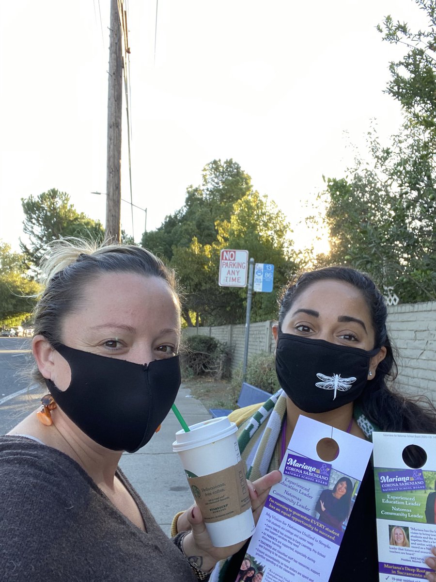 PolloComms's tweet photo. Walked this morning for our girl @Mariana4Natomas #electionseason @KrystalMoreno05 https://t.co/jLzMfl27Or