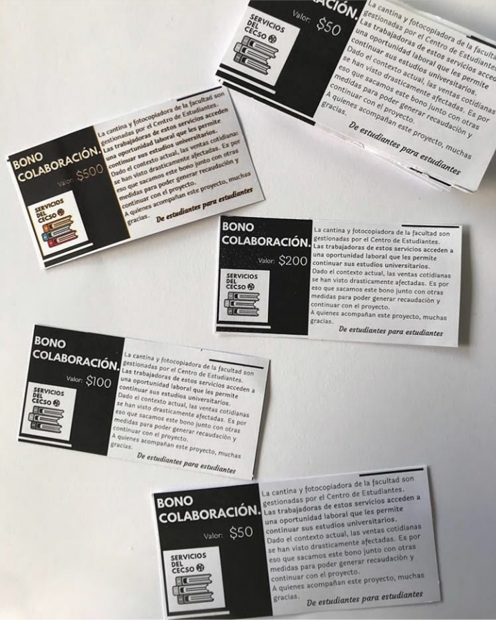 ServisCecso's tweet photo. La cantina y fotocopiadora de la facultad son gestionadas por el Centro de Estudiantes.
Dado el contexto actual, las ventas cotidianas fueron drásticamente afectadas. Por eso sacamos este bono junto con otras medidas para poder generar recaudación y continuar con el proyecto+ https://t.co/XXzikC72eY