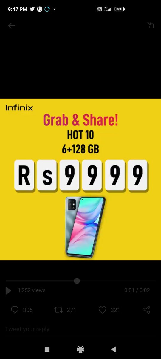 KajolSaxena7's tweet photo. Here's my perfect screenshot ❤️
#InfinixHot10 #GrabAndShare #ContestAlert #NewLaunch #Smartphone #Al0tExtra #InfinixIndia #AbRuknaNahi @InfinixIndia
My 10 HOT friends
@NehaYagnik
@RoshniM79
@SJ_0016
@Sagar2612
@Gopal29
@itsme_celia
@VHetal
@im_AmitS
@_m1n8
@KarriLuvi https://t.co/8YR98p1UZm
