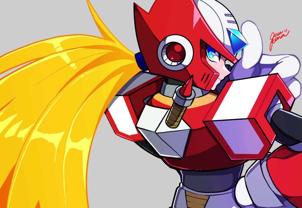 ゼロ(ロックマン) 「Thumbs up ZERO!! 」|𝙜𝙪𝙪𝙩𝙖𝙧𝙖@comms→closeのイラスト