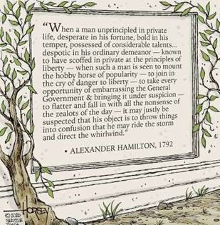 #AlexanderHamilton was one smart soothsayer motherf**ker.