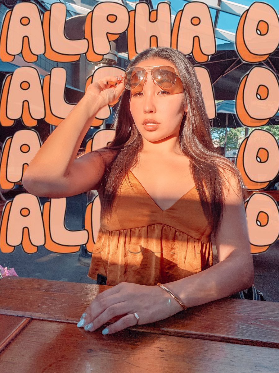 Orange you glad we’re AlphaO? 🥵🧡 <a href="/alphaomicronpi/">Alpha Omicron Pi</a>  #rushaoii