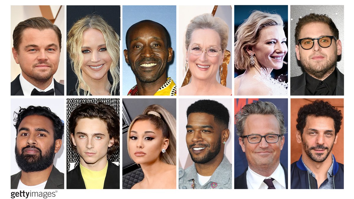 NetflixES's tweet photo. 'Don't Look Up': un cometa se acerca y solo pueden salvarnos *coge aire* 

💫Leonardo DiCaprio 
💫Jennifer Lawrence 
💫Rob Morgan 
💫Meryl Streep
💫Cate Blanchett
💫Jonah Hill
💫Himesh Patel
💫Timothée Chalamet
💫Ariana Grande
💫Kid Cudi
💫Matthew Perry
💫Tomer Sisley https://t.co/yV8PyAfB4G