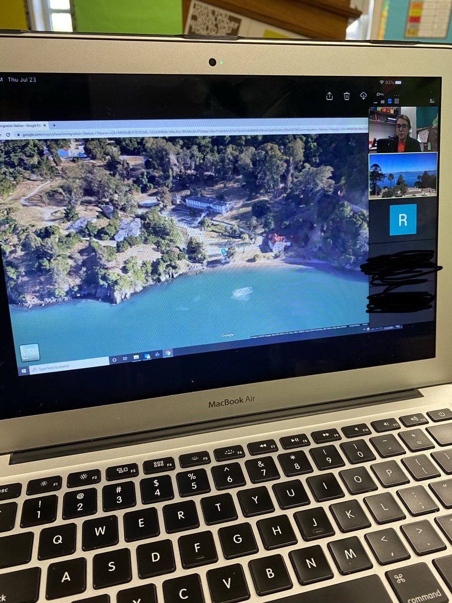MrsAlbersSD72's tweet photo. Fairview 8th graders attended an awesome virtual field trip to Angel Island in San Francisco today! Thank you @AngelIslandSP for the great learning experience! @FairviewSD72 https://t.co/oRWWSYhPeA