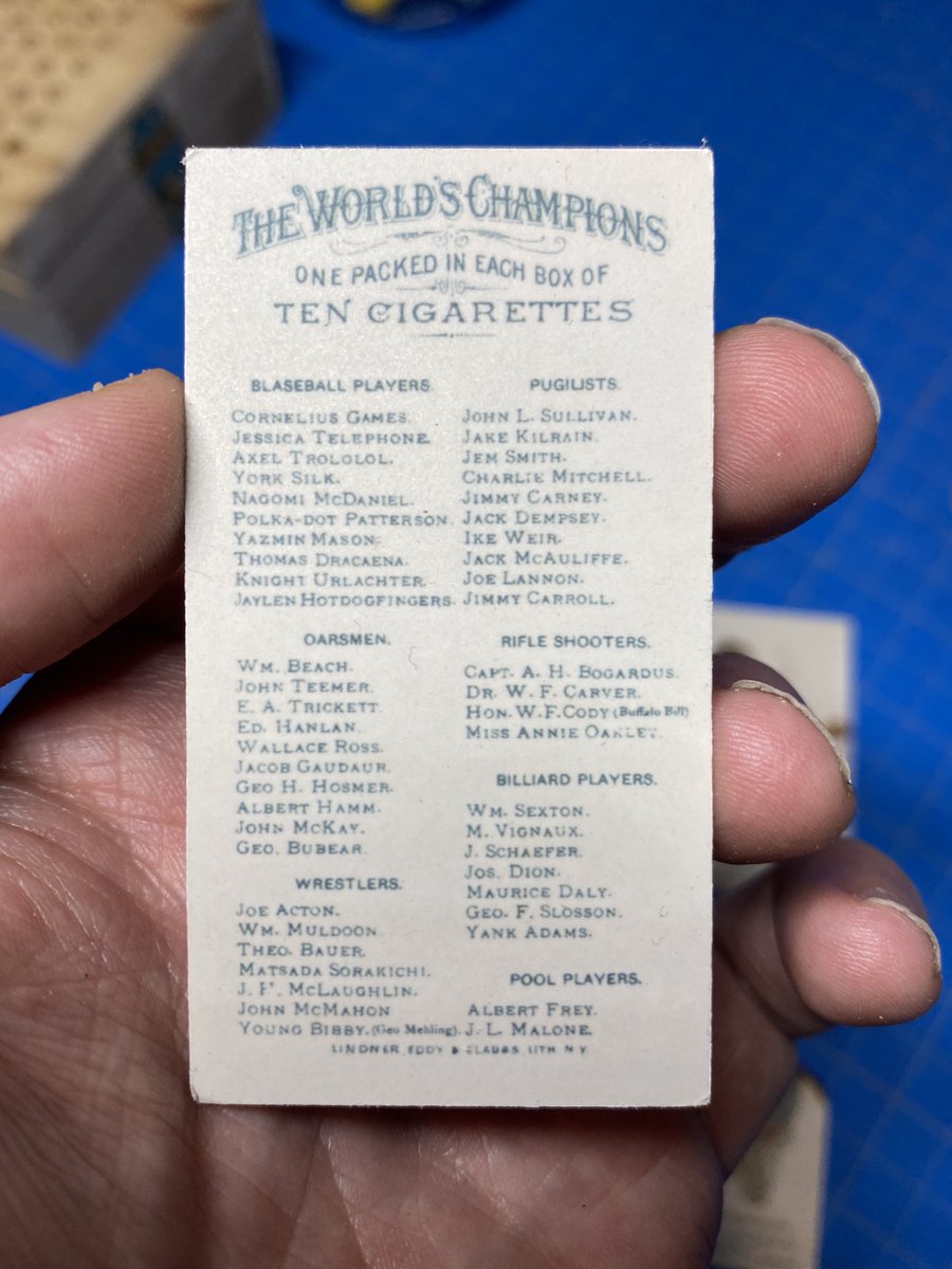 Not the complete World's Champions set. Just the  #blaseball players, I mean.