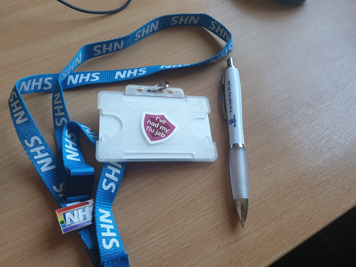 Flu jab ✅ yesterday from the lovely Marie on Rookwood B. Bonus free pen too!