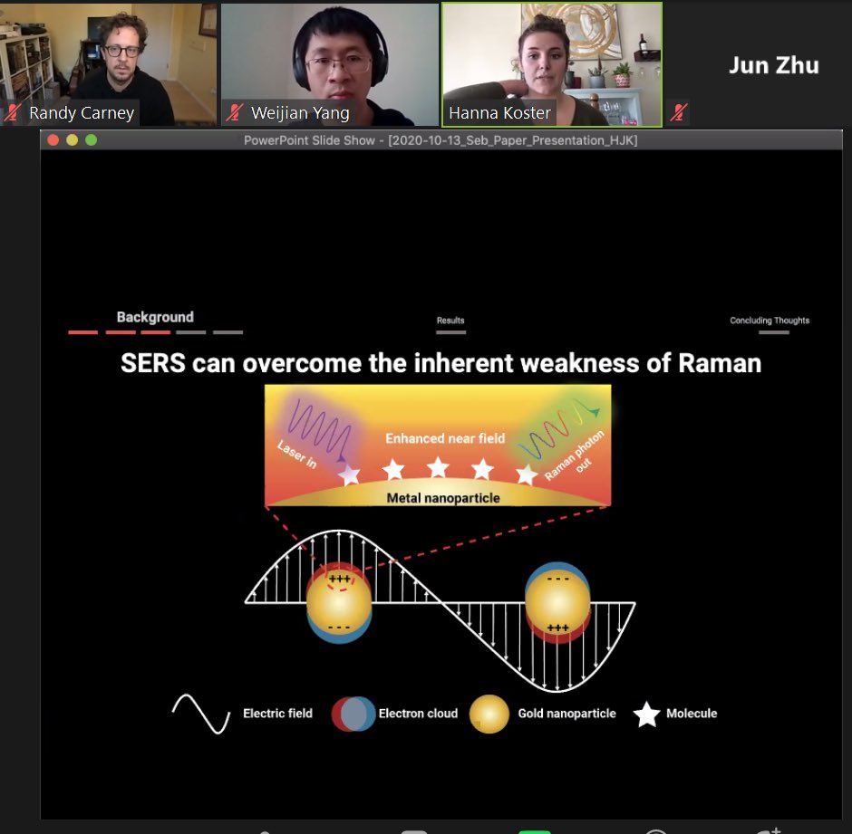 OpticsUCDavis's tweet photo. Thanks to Prof. Yang and Hana Koster for the fantastic presentation! We have learned a lot from your impressing works!
Come and join us for the next meeting! #opticsclubucd https://t.co/2nUgvuHogy