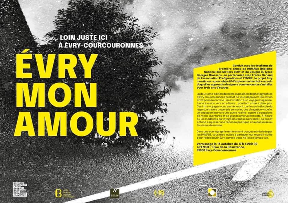 MZeghouf's tweet image. A @ENSIIE pour le vernissage de l’expo « Evry, mon amour », fruit de plusieurs semaines de travail des étudiants en 1e année de Diplôme National des Métiers d’Art et du Design du lycée Brassens @VilledEvryCourc. Un œil neuf, jeune, exigeant sur notre (beau) territoire. Bravo !