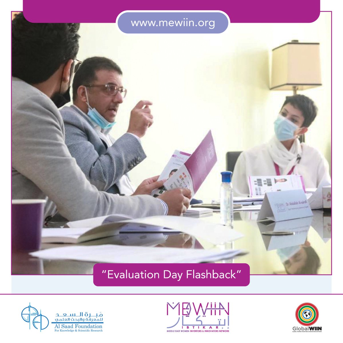 me_wiin's tweet photo. #FlashBack #EvaluationDay
The Finalists were selected based on our Judges wisdom, experience, specialization and technical knowledge, following a code of conduct.
@AnwarAAlibrahim @drsaadmakhseed @A_al_sairafi https://t.co/JYIIxSob2I