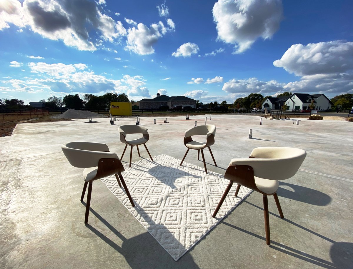 ResourceDesign's tweet photo. We can't wait for the gorgeous home to be built around this furniture, but it already looks comfy! #architecture #design #construction #photography #residential https://t.co/I7WLHOWEyt