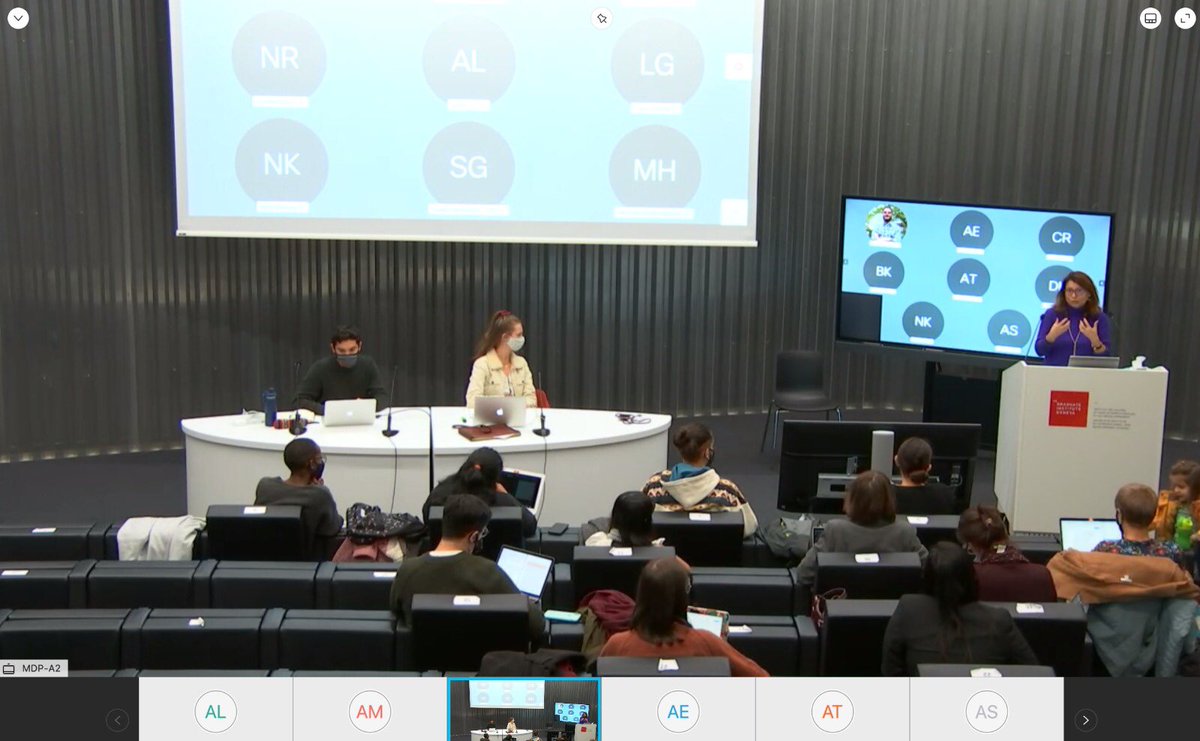 We are covering <a href="/gisaIHEID/">GISA</a>’s General Assembly, which is the biannual forum for student issues. Tune in online, or head to A2.

Featured: the opening statement by Director @mlevasalles.

DM us your questions or comments.