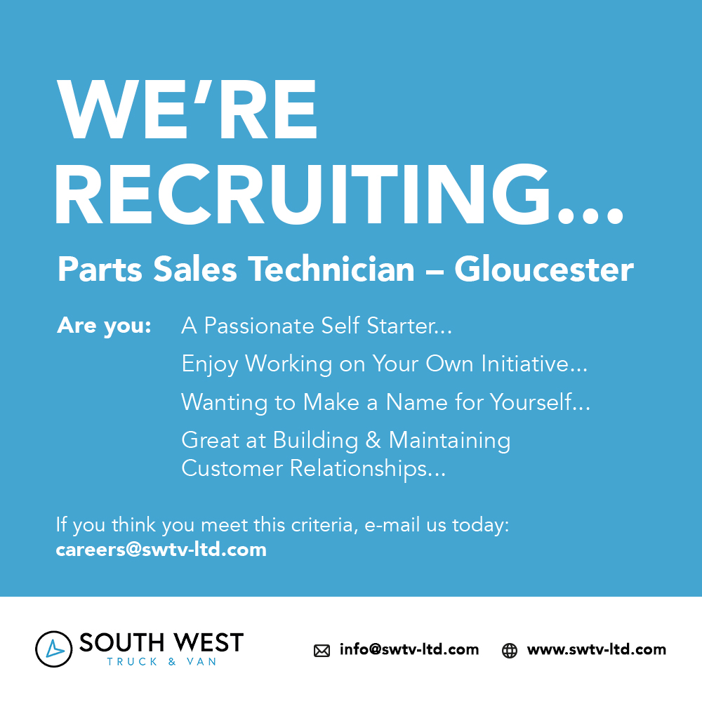 We're Recruiting #parts #technician #career #vacancy #nowhiring #openforwork