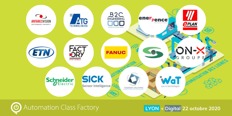 ACF_evenement's tweet photo. Rencontrez les à #AutomationClassFactory ⏬
@ANTARESVISION #ATGtechnologies #B2CEngineering #Energence @EPLAN_global #ETN @FactorySyst @FANUCFRANCE #JsAutomation #OnXGroupe @SchneiderElec @SICKfrance @TesseractSolu #WAT
✉ Inscriptions : scerqueira@premiumcontact.fr https://t.co/1NdK9BFT6f