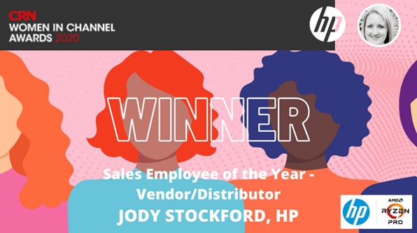 Congratulations to all tonights winners <a href="/CRN_UK/">CRN UK</a> Women in Channel Awards. Congratulations to <a href="/HPUK/">HP UK</a>'s <a href="/jodystockford/">Jody Stockford</a>  who has won Sales Person of the Year. Well done to all nominees and winners accross our wonderful industry.