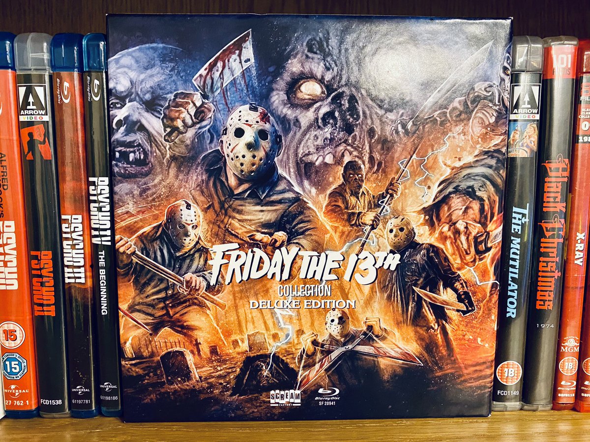 CurtThreadgold's tweet image. This has to be the best box set ever made, right? @Scream_Factory #Fridaythe13th